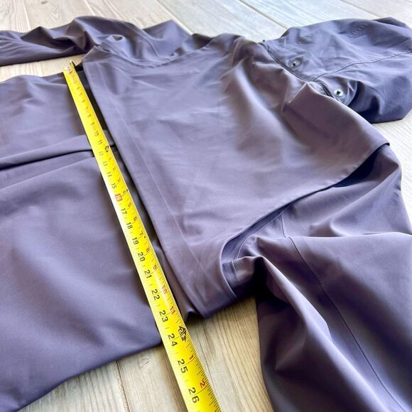 Nike Plum Purple Long Sleeve Hooded Mid-Length Hypershield Rain Jacket Size XL - Picture 12 of 12